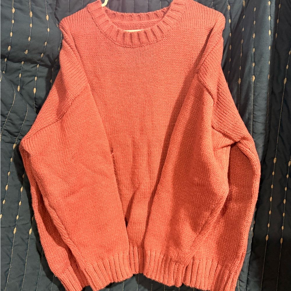 Cozy Coral Sweater